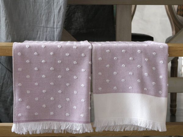 Набор кухонных полотенец Pavia Home PEA LILA